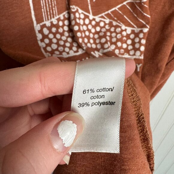 Maurices sunrise oversized oversized graphic tee front cutout size XL D18 - Picture 6 of 7